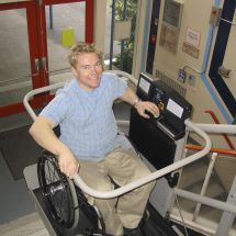 Turning Inclined Platform Wheelchair Lifts